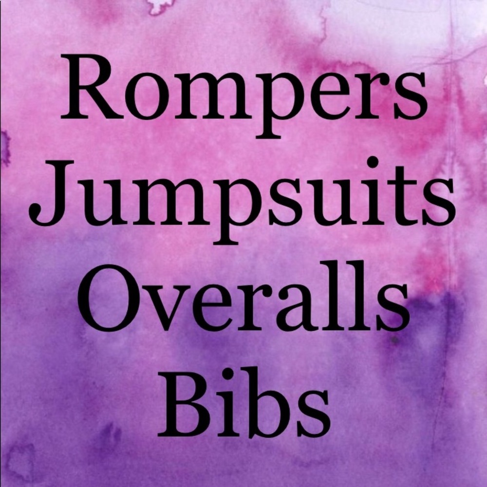 Rompers, Jumpsuits, Overalls, Bibs